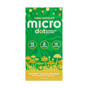 microdot mushroom chocolate bar 15pc dubai chocolate
