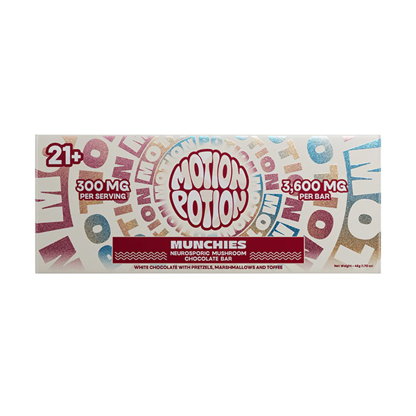 motion potion mushroom chocolate bar 3600mg munchies