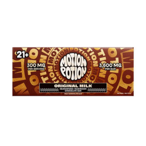 motion potion mushroom chocolate bar 3600mg original milk