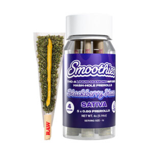 smoothies thca mini hash holes 5ct blackberry haze2