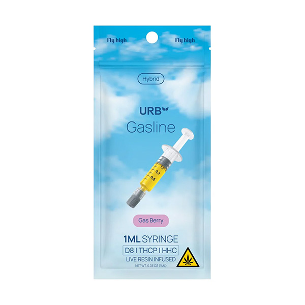 urb gasline thc vape oil syringe 1ml gas berry