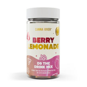 canna river d9 drink mix 15mg 10ct berry lemonade