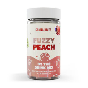 canna river d9 drink mix 15mg 10ct fuzzy peach