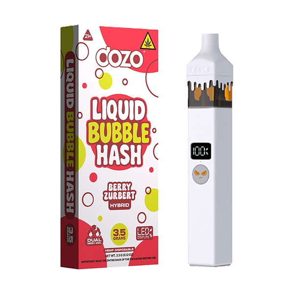 Dozo Liquid Bubble Hash Disposable | 3.5g