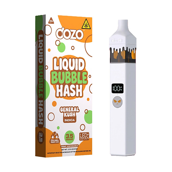 Dozo Liquid Bubble Hash Disposable | 3.5g | Delta 8 Resellers