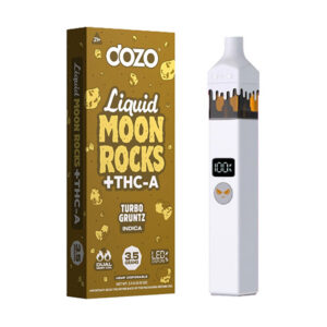 dozo thca liquid moon rocks disposable 3500mg turbo gruntz