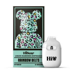 hibear 2g liquid diamonds disposable rainbow belts