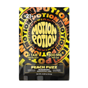 motion potion mushroom tablets 300mg 1ct peach fuzz