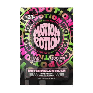 motion potion mushroom tablets 300mg 1ct watermelon rush