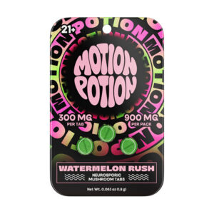 motion potion mushroom tablets 900mg 3ct watermelon rush