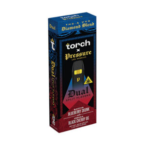 torch x pressure la diamond blend 3g dual disposable blueberry skunk x black cherry og