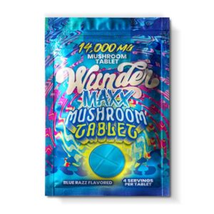 wunder maxx mushroom tablet 1ct blue razz