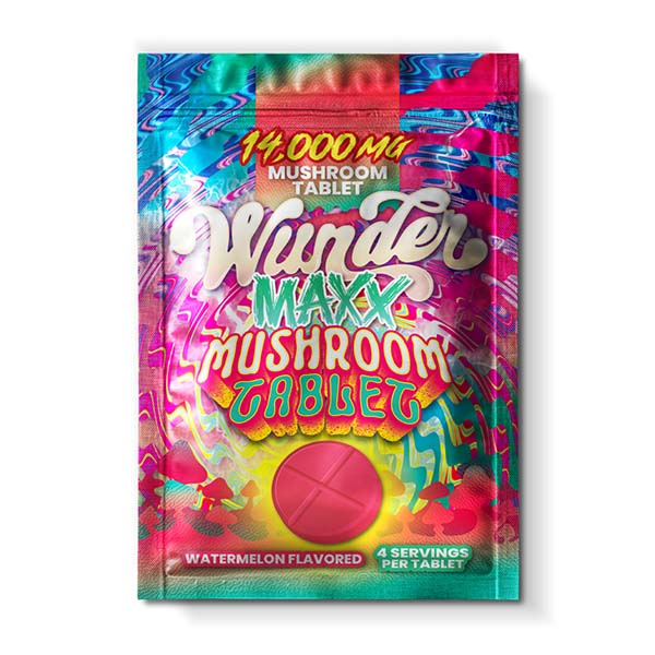 wunder maxx mushroom tablet 1ct watermelon