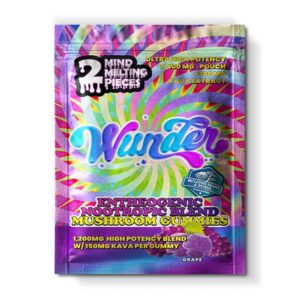 wunder mushroom gummies 2ct grape