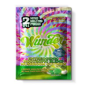 wunder mushroom gummies 2ct sour apple