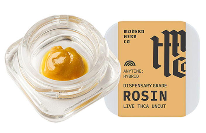 Delta 8 wax from Delta 8 Resellers posted beside its container.