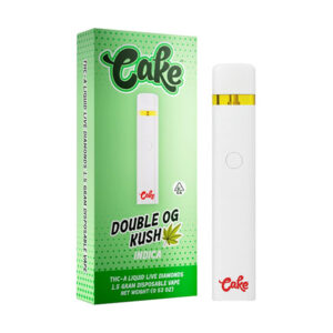 cake liquid live diamonds thca disposable 1500mg double og kush