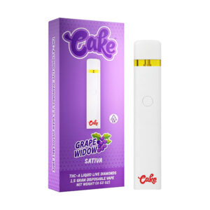 cake liquid live diamonds thca disposable 1500mg grape widow