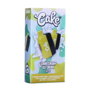 cake thca live diamonds 6g snap pod disposable lemon cherry ice cream
