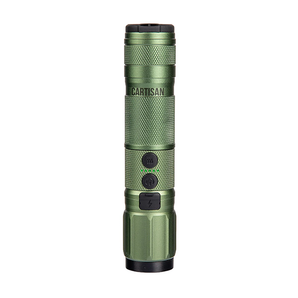 cartisan high beam 510 battery flashlight green