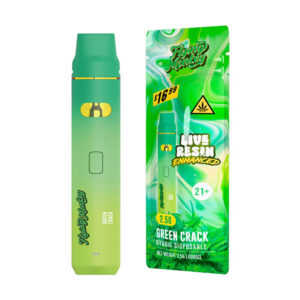 flying monkey live resin enhanced 2.5g disposable green crack