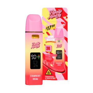 flying monkey live resin enhanced 3g disposable strawberry dream