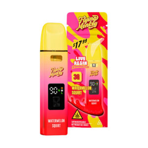 flying monkey live resin enhanced 3g disposable watermelon squirt