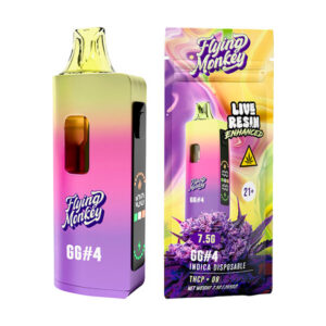 flying monkey live resin enhanced 7.5g disposable gg 4