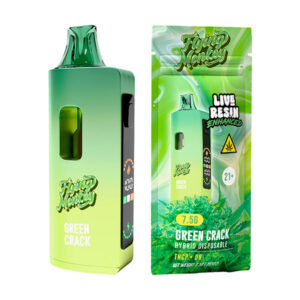 flying monkey live resin enhanced 7.5g disposable green crack