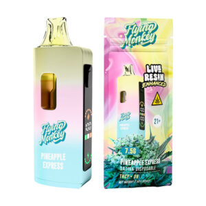 flying monkey live resin enhanced 7.5g disposable pineapple express