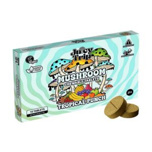 juicy trip mushroom tablets 10ct tropical punch