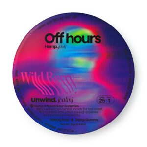 off hours gummies unwind calm 20ct wild berry