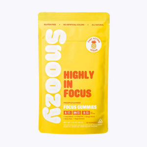 snoozy focus gummies 20ct pineapple