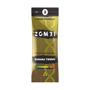 zombi thcp pre rolls 2x2g banana twerps
