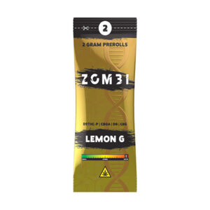 zombi thcp pre rolls 2x2g lemon g