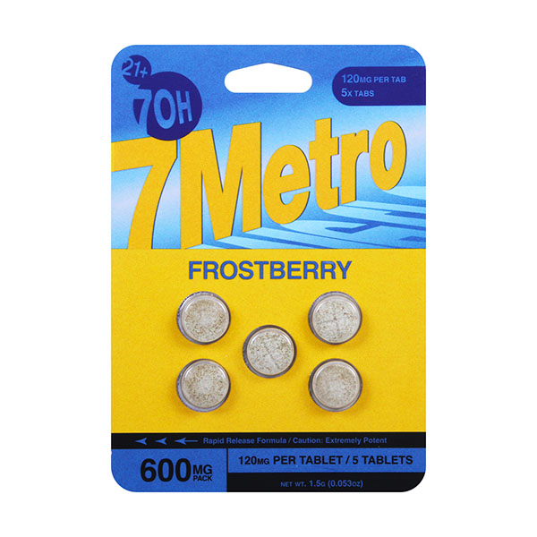 7metro 7oh tablets 600mg 5ct frostberry
