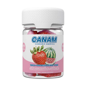 canam thca 5000mg 5ct gummies strawmelon slush
