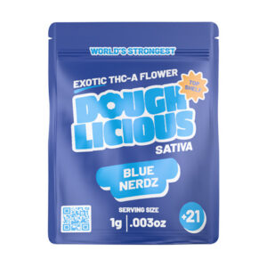 doughlicious thca 1g flower blue nerdz