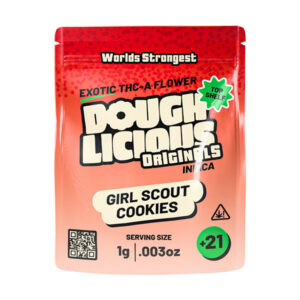 doughlicious thca 1g flower girl scout cookies