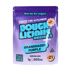 doughlicious thca 1g flower grand daddy purple