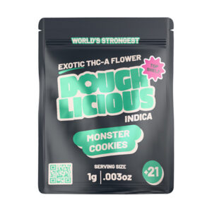 doughlicious thca 1g flower monster cookies