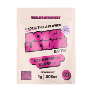 doughlicious thca 1g flower strawberry slurpee