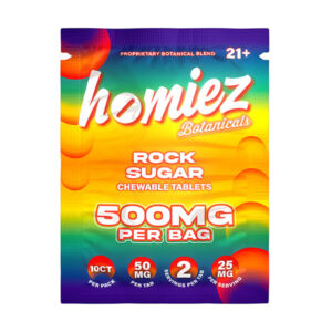 homiez botanicals tablets 500mg 10ct rock sugar