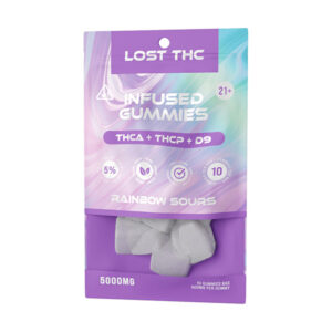 lost thc thca gummies 500mg 10ct rainbow sours