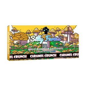 silly farms 7g mushroom chcoclate bar caramel crunch