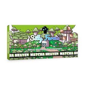 silly farms 7g mushroom chcoclate bar matcha heaven
