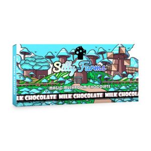 silly farms 7g mushroom chcoclate bar milk chcoclate