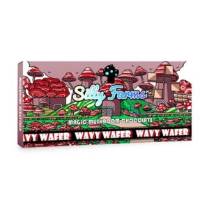 silly farms 7g mushroom chcoclate bar wavy wafer