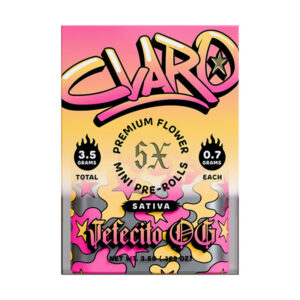 claro mini pre rolls 3.5g 5ct jefesito og