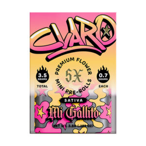 claro mini pre rolls 3.5g 5ct mi gallito